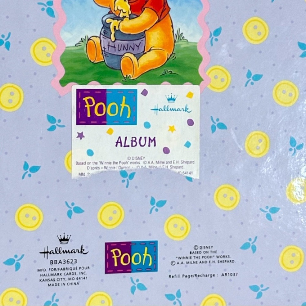 Vintage Hallmark Winnie The Pooh 4x6 Photo Album Holds 100 Photos - Picture 8 of 16